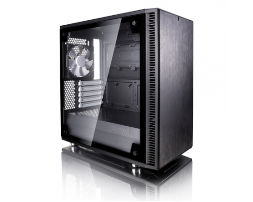 Fractal Design Define Mini C TG FD-CA-DEF-MINI-C-BK-TG Side window, Left side panel - Tempered Glass, Black, Micro ATX, Power supply included No
