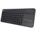 Logitech K400 Plus, Wireless Touch, Black