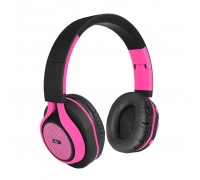 ART Bluetooth Headphones with microphone AP-B04 black/pink