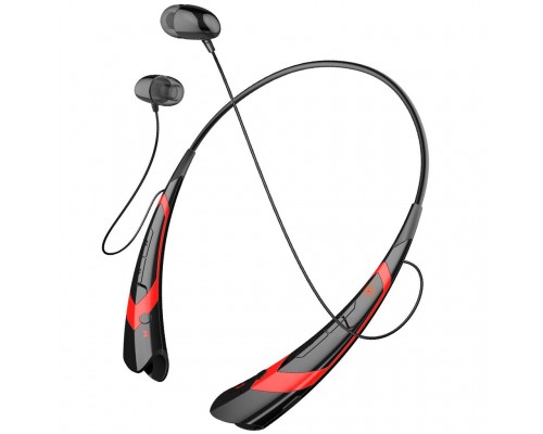ART Bluetooth Headphones with microphone AP-B21 black/red (RING) sport