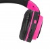 ART Bluetooth Headphones with microphone AP-B04 black/pink