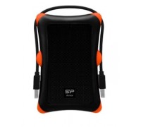 External HDD Silicon Power Armor A30 2.5, 1TB USB 3.0, Anti-shock, Black