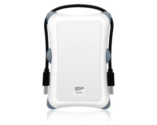 External HDD Silicon Power Armor A30 2.5, 2TB USB 3.0, Anti-shock, White