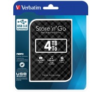 HDD Verbatim Store 'n' Go Portable 4TB Black (53223)