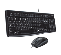 Logitech Desktop MK120, US, USB, black