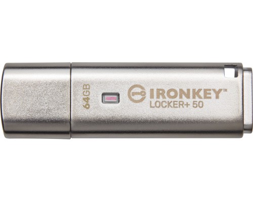 Pendrive Kingston IronKey Locker+ 50, 64 GB  (IKLP50/64GB)