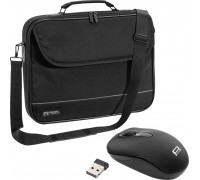 Pedea PEDEA Notebooktasche "Fair" 43,9cm (17,3"), schwarz + Maus