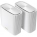 Asus System ZenWiFi XT9 WiFi 6 AX7800 2-pak biały