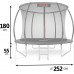 Garden Trampoline Neo-Sport NS-08C231 With inner mesh 8.5 FT 252 cm