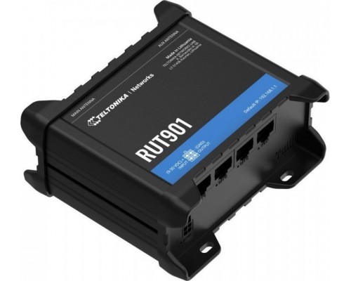 Teltonika LTE RUT901 (Cat 4), 3G, 2G, 2xSIM, 4xRJ45, WiFi