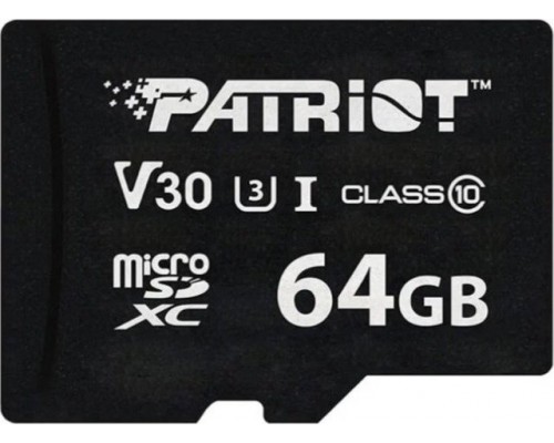 SD  Patriot VX MicroSDXC 64 GB Class 10 UHS-I/U3 V30 (PSF64GVX31MCX)