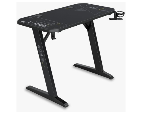 Gaming galds SENSE7 Nomad Cybernetic Black 100 cmx50 cm 100x50 cm