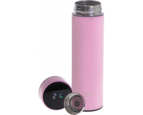 BA Productions LLC Termos Adler AD 4506 pink,wyświetlacz LED, 473ml