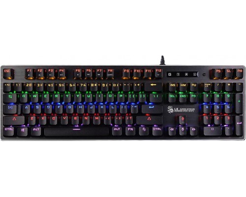 A4Tech A4tech Bloody B760,  Gaming, Mechanical, Wired, Green Switch, CZ/SK, Black