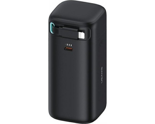 Usams USAMS With retractable cable Retractable Lightning 18000 mAh PD45W Fast Charge XMF Series Black/black 20KCD21701 (US-CD217)