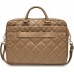 Guess Guess Quilted 4G Computer Bag - na notebooka 15" / 16" (brązowy)