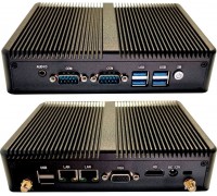 Komputer Eglobal Bezwentylatorowy mini PC M3 Intel J4125, HDMI, VGA, 2xCOM, 2xLAN, WiFi, BT, SIM