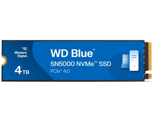 SSD SanDisk Blue SN5000 4TB M.2 2280 PCI-E x4 Gen4 NVMe (WDS400T4B0E)