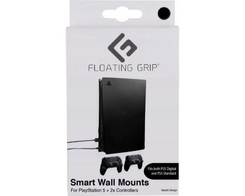 Nitho Floating Grip Wandhalterung PS5    2xController schwarwith