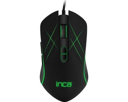 Inca INCA Gaming Maus IMG-GT12   3200 DPI, RGB, 7 Tasten, USB, SW retail
