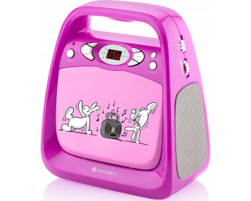 GoGEN GOGEN BOOMBOX BOBKARAOKEP RÓŻ KRÓLIKI 8590393405404