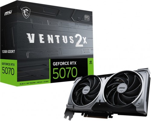 MSI GeForce RTX 5070 Ventus 2X OC 12GB GDDR7 DLSS4