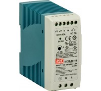 Barox PS-DIN-AC/48/120 adapter zasilający/ inwentor Wewnętrzna 120 W Niebieski, Szary