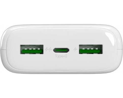 Puro DAILY 20 PLUS 20000mAh 2x USB-A / 1x USB-C 22.5W PD AFC - White