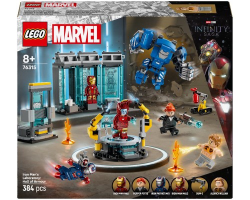 LEGO Marvel Laboratory Железный человек: Збройовния (76315)
