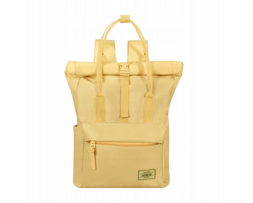 American Tourister Urban Groove Pastels Roll Top Backpack Pastel Yellow