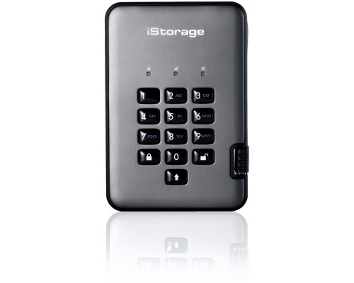 iStorage diskAshur PRO2 zewnętrzny dysk twarde 5 TB USB Typu-A 3.2 Gen 1 (3.1 Gen 1) Black