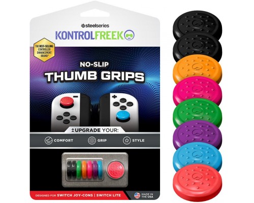 SteelSeries Kontrolfreek No-Slip 8-pack Thumbgrip for Joy-Con | 1510-JOY
