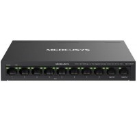 MERCUSYS switch MS110CMP (10x100Mb/s,8xPoE+,115W,fanless)
