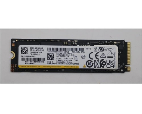 512GB M.2 2280 PCIe Gen4 NVMe