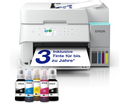EPSON EcoTank ET-3956 Inkjet MFP A4 18ppm ISO USB WLAN Wi-Fi