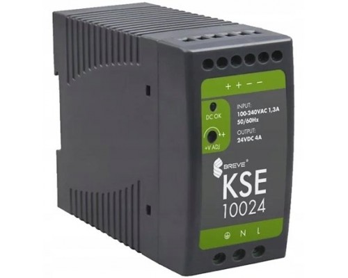 impulsowy KSE 10024P 230/ 24V DC 4A na szynę DIN, Uzas: 85-264VACVAC, Ta70, 17000-1544
