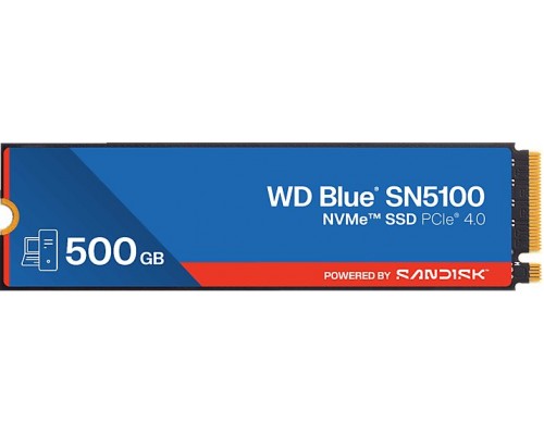 SSD PCIE G4 M.2 NVME 500GB BLU/SN5100 WDS500G5B1E SANDISK