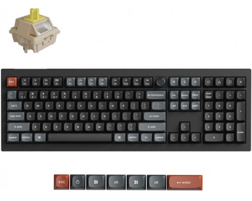 Keychron V6 Ultra 8K Keychron Silk POM Switch Banana (V6U-D4)