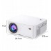 QIKtech RZUTNIK PROJEKTOR SMART TV WIFI FULL HD 4K 9000lm LCD LED BLUETOOTH ANDROID (biały)