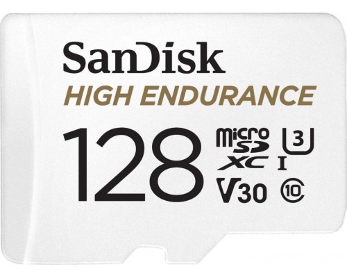 SD  SanDisk High Endurance MicroSDXC 128 GB Class 10 UHS-I/U3 V30 (SDSQQNR-128G-GN6IA)