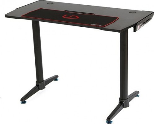 Gaming desk Gaming desk Ultradesk Enter V2 Black 113 cmx61 cm