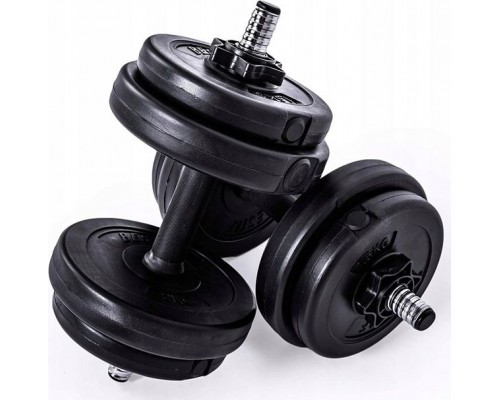 Bestif ‎‎‎Dumbbells BH015 bituminous 2 x 7.5 kg