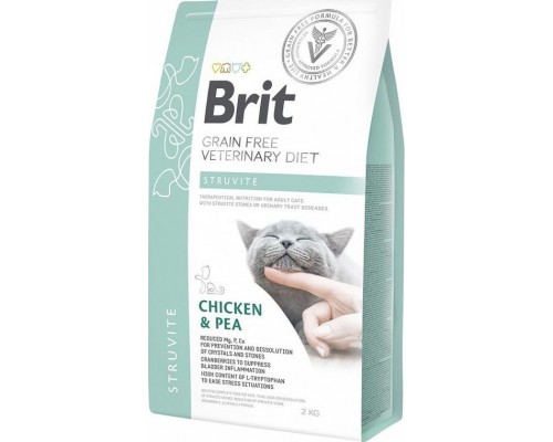 Brit Grain-free Veterinary Diet Struvit - sucha karma dla kotów z chorobami dolnych dróg moczowych 400 g