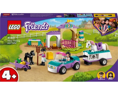 LEGO Friends Szkółka jeździecka i przyczepa dla konia (41441)