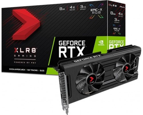 PNY GeForce RTX 3050 XLR8 Gaming Revel Epic-X 8GB GDDR6 (VCG30508DFXPPB)