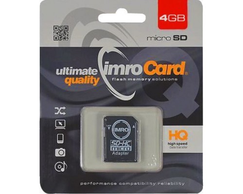SD  Imro MicroSDHC 4 GB Class 4  (KOM000463)