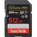 SD  SanDisk Extreme PRO SDXC 512 GB Class 10 UHS-I/U3 V30 (SDSDXXD-512G-GN4IN)