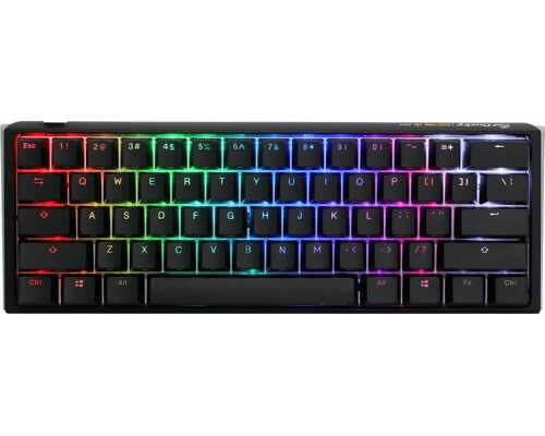 Ducky One 3 Classic Black/White Mini Erdgas RGB LED - MX-Silent - Czerwona