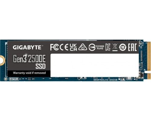 SSD Gigabyte Gen3 2500E 500GB M.2 2280 PCI-E x4 Gen3 NVMe (G325E500G)