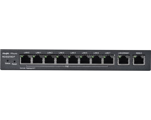 RUIJIE NET ROUTER 1000M 10PORT 1SFP+/RG-EG210G-P RUIJIE